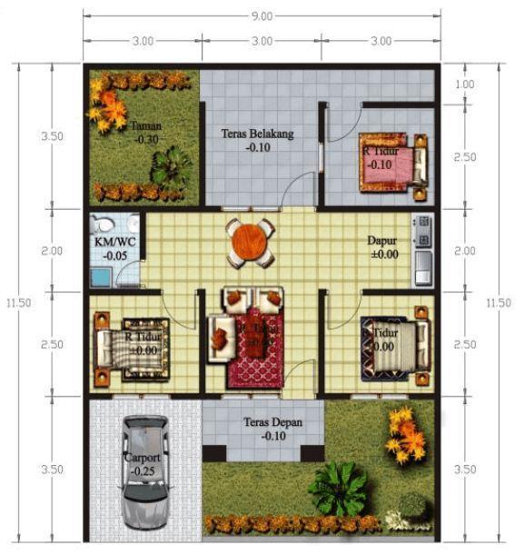  Desain  Rumah  Minimalis  2  Lantai  Type  120 