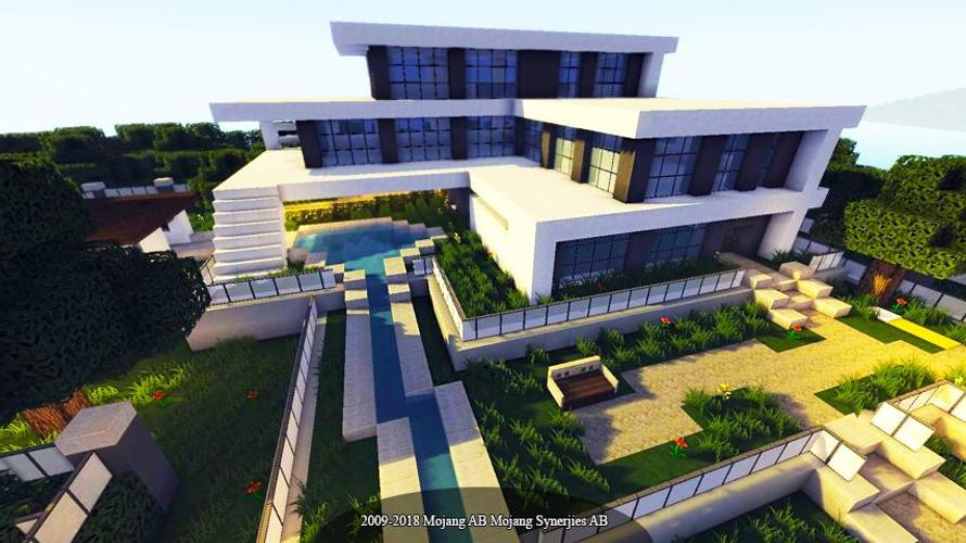 Modern mansion maps for minecraft pe for Android APK