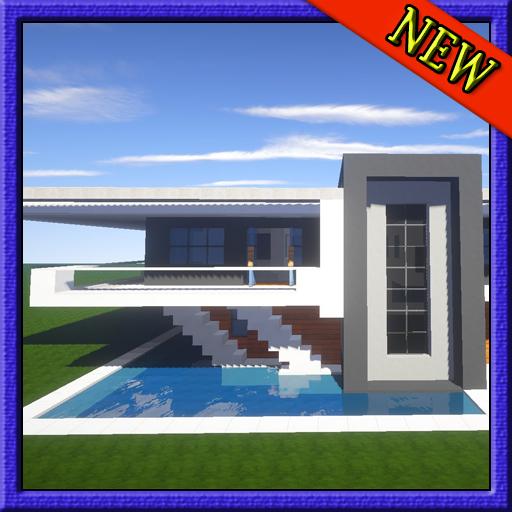 New modern house maps for mcpe