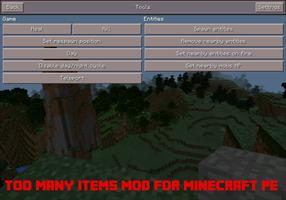 1 Schermata Too Many Items Mod PE