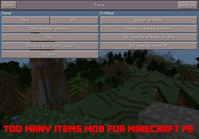 Too Many Items Mod PE اسکرین شاٹ 1