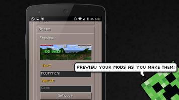 Mod Maker for MCPE (Free) Affiche