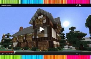 Epic Minecraft PE House Ideas Affiche