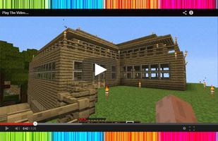 Epic Minecraft PE House Ideas captura de pantalla 1