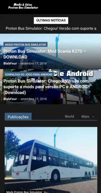 Mods e Skins para Proton Bus Simulator - PBS APK for Android Download