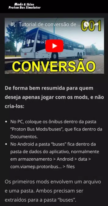 Mods e Skins para Proton Bus Simulator - PBS APK for Android Download