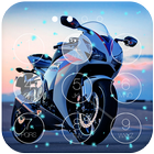 Motorbike Lock Screen Live WP icon