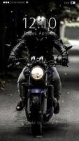 Motorbike Lock Screen Live WP Affiche