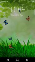 Live Butterfly Lock Screen Poster