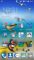 Bird Flying in Phone Prank Affiche