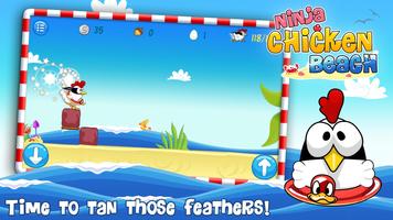 Ninja Chicken Beach screenshot 1