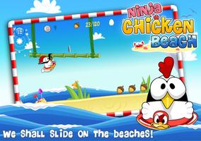 Ninja Chicken Beach screenshot 3