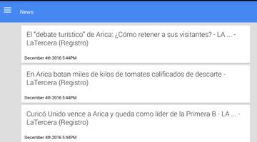 Noticias de Arica ảnh chụp màn hình 1