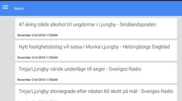 Nachrichten aus Ljungby تصوير الشاشة 1