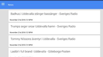 Nachrichten aus Uddevalla screenshot 1