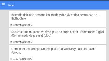 Noticias de Valdivia capture d'écran 1