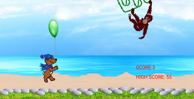 Balloon Shooter New 2018: Ted and Monkey Run! capture d'écran 1