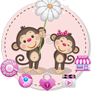 Monkey Cute Theme APK