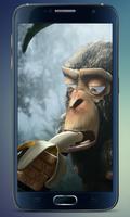 Monkey Banana Live Wallpaper capture d'écran 1