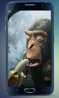 Monkey Banana Live Wallpaper capture d'écran 2