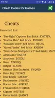 Cheat Code For Games Screenshot 1