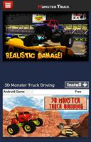 怪物卡车赛车游戏 截图 1