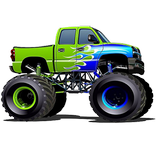 3D Monster Truck Stunts