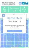 Hundredious (100 Cells Puzzle) syot layar 2