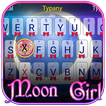 Moon Girl Theme&Emoji Keyboard