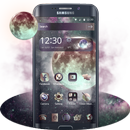 Night Full Moon Glitter Theme APK