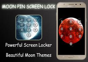 Moon Pin Screen Lock Affiche