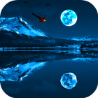 Moonlight 3D Wallpaper Free-icoon