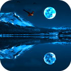 Moonlight 3D Wallpaper Free أيقونة