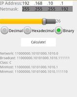 IP Address Calculator capture d'écran 1