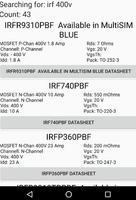 MOSFET transistors offline screenshot 3