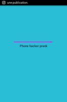 Phone Hacker NEW (PRANK) Affiche
