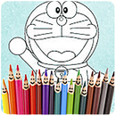 APK coloring book for doramon