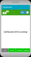 Call recorder 2016 captura de pantalla 1