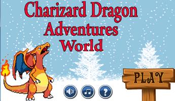 Charizard Dragon Adventures World पोस्टर