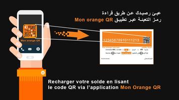 Mon orange QR Affiche