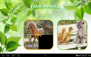 Farm animals پوسٹر