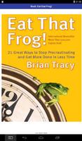 Eat That Frog!  Book to Get More Done in Less Time Affiche