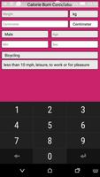 برنامه‌نما Calorie Burn Calculator عکس از صفحه