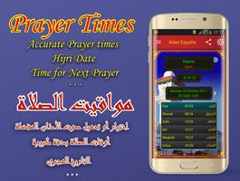 Adan Espania : Prayer times Spain poster