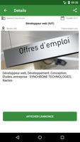 برنامه‌نما Recherche d’emploi - Offres d' عکس از صفحه