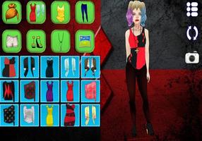 Harley Quinn Games Dress Up screenshot 2
