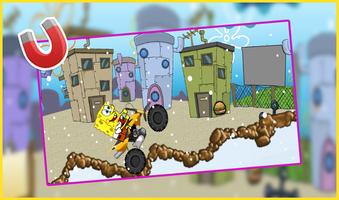 Spongbob Racing Car poster