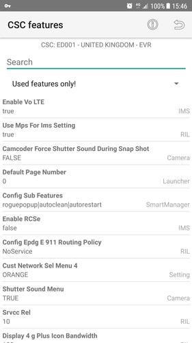 csc feature expert for samsung for