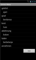 German Malay Tutor captura de pantalla 2
