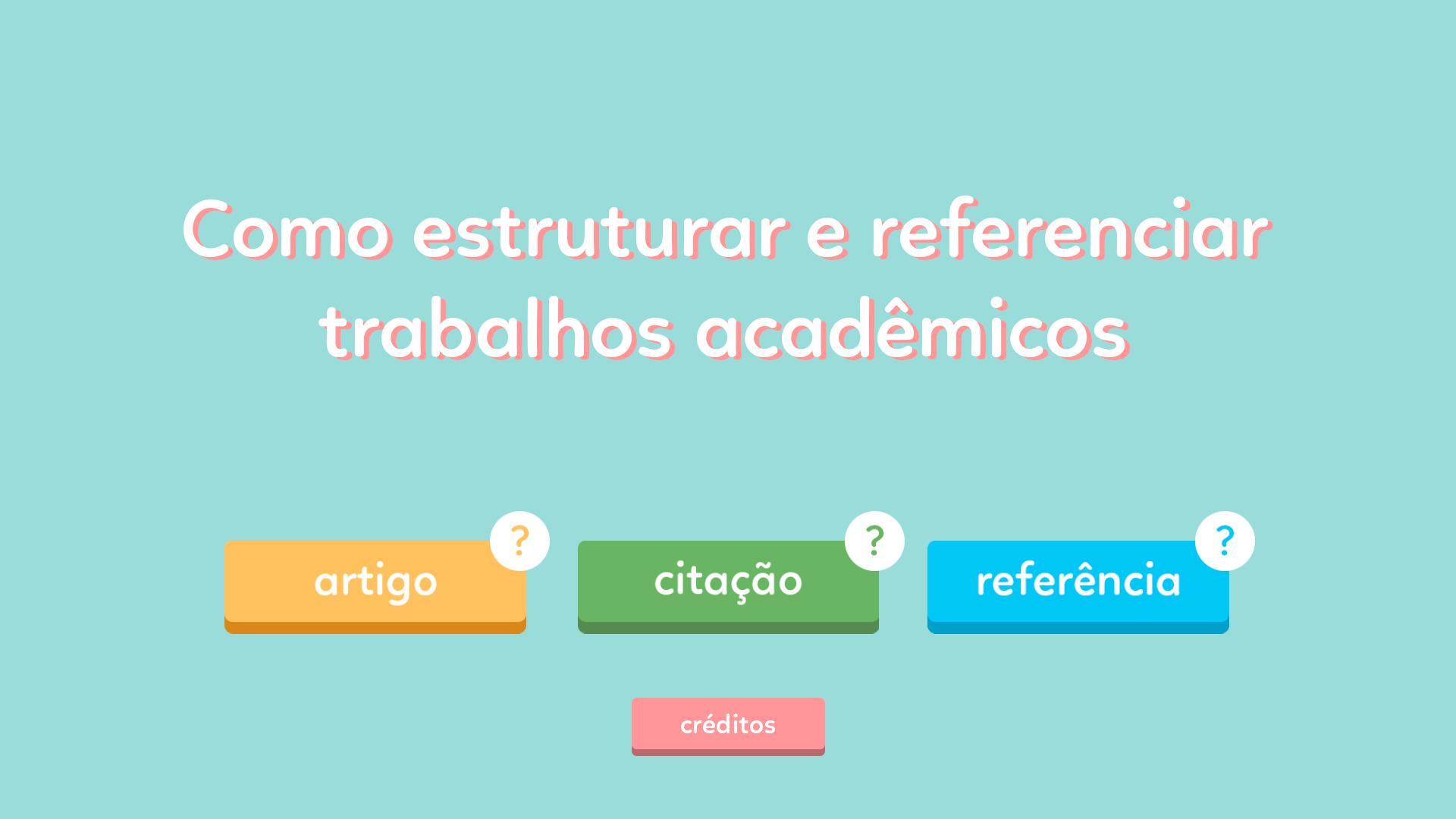 Como referenciar paginas web